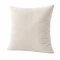 Coussin décoratif 45 x 45 cm tissu texturé beige style uni
